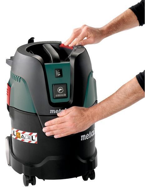 Пилосос професійний Metabo ASA&nbsp;25&nbsp;L&nbsp;PC, 1250Вт, 210мБар, бак 25л, 6.9кг (602014000) 376029 фото