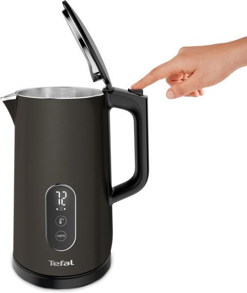Електрочайник Tefal Digital 1.7л, з подвійними стінками, 5 темп.реж, чорний (KI831E10) 370595 фото