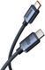 Кабель Baseus Crystal Shine Series Fast Charging Data USB кабель Type-C To Type-C 100W 1.2m (CAJY000601) Black 260559 фото 2