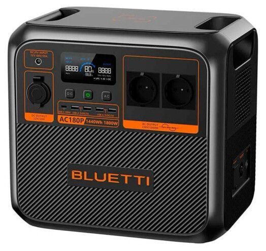 Зарядна станція Bluetti AC180P 1800W/1440WH Balck/Orange 280655 фото