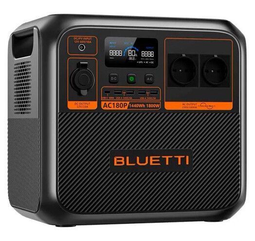 Зарядна станція Bluetti AC180P 1800W/1440WH Balck/Orange 280655 фото