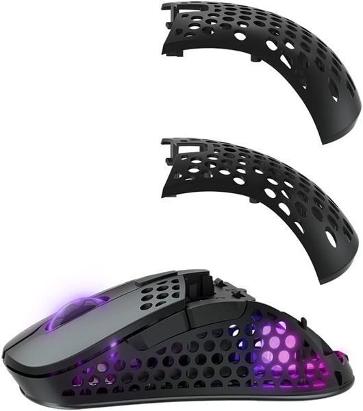 Миша Xtrfy M42, WL/USB-A, RGB, чорний (M42W-RGB-BLACK) 363386 фото