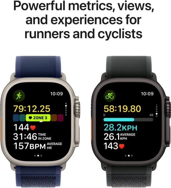 Смарт-годинник Apple Watch Ultra 2 GPS + LTE 49mm Black Titanium Case With Black Trail Loop S/M MX4U3 320071 фото