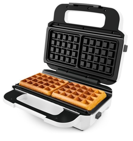 Мультимейкер Tefal Snack XL 850Вт, тефлон, 3 пластини, корпус-пластик, біло-чорний (SW701110) 370263 фото