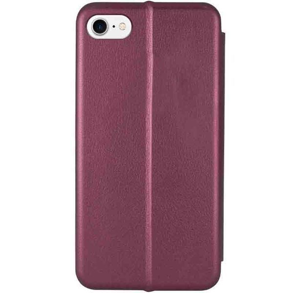 Шкіряний чохол-книжка Classy для Apple iPhone 7 / 8 / SE (2020) (4.7") Бордовий 393959 фото