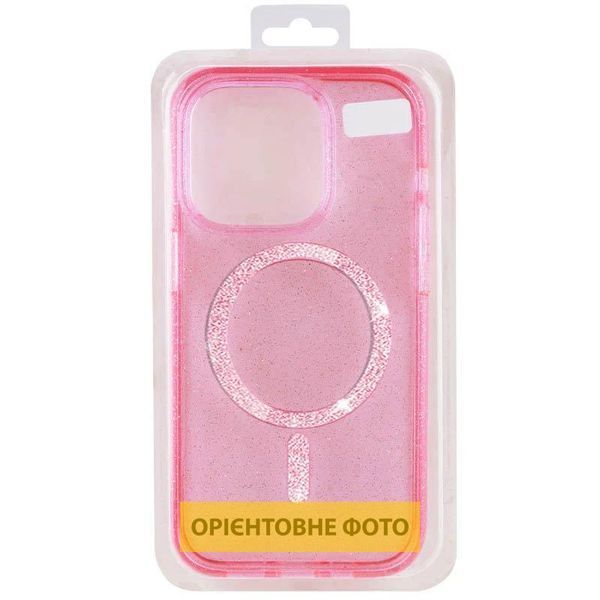 Чохол TPU Eclipse Sparkle (MagFit) для Apple iPhone 17 Pro Max (6.9") Pink 399299 фото