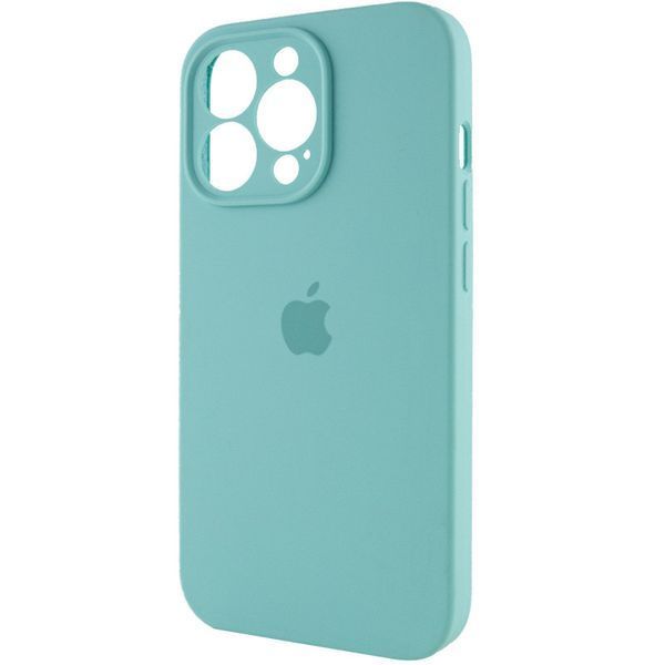 Чохол Silicone Case Full Camera Protective (AA) для Apple iPhone 14 Pro Max (6.7") Бірюзовий / Marine Green 270196 фото