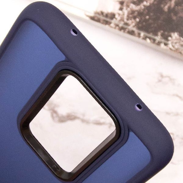Чохол TPU+PC Lyon Frosted для Xiaomi Redmi Note 8 Pro Navy Blue 273495 фото
