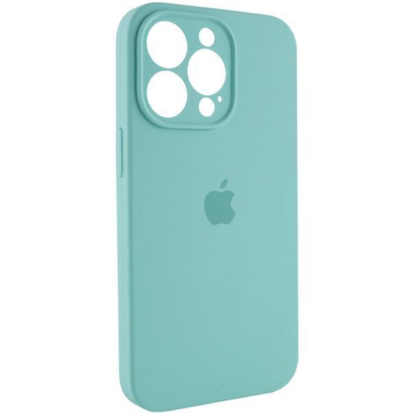 Чохол Silicone Case Full Camera Protective (AA) для Apple iPhone 14 Pro Max (6.7") Бірюзовий / Marine Green 270196 фото