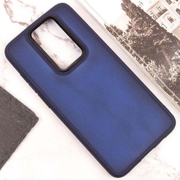 Чохол TPU+PC Lyon Frosted для Xiaomi Redmi Note 8 Pro Navy Blue 273495 фото