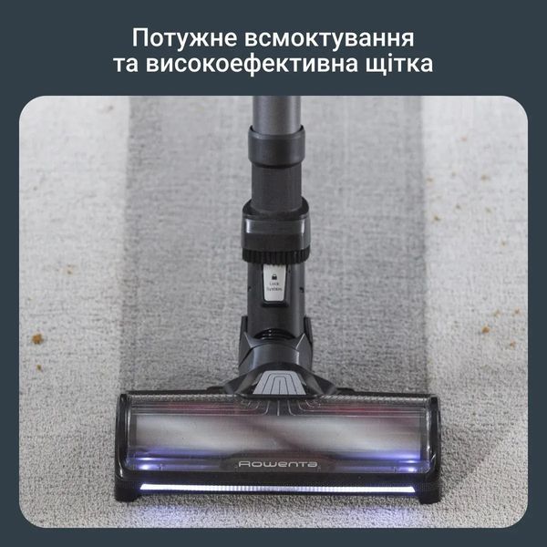 Пилосос Rowenta безпровідний X-Force Flex 14.80 Auto Animal, 240Вт, конт пил -0.65л, автон. робота до 90хв, HEF system 99,9%, чорно-золотий (RH9B74WO) 374837 фото