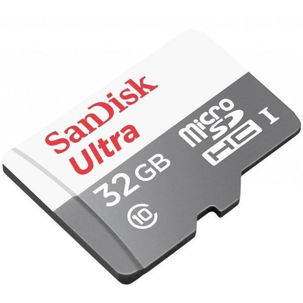 Карта пам'яті SanDisk microSD 32GB C10 UHS-I R100MB/s Ultra (SDSQUNR-032G-GN3MN) 375073 фото