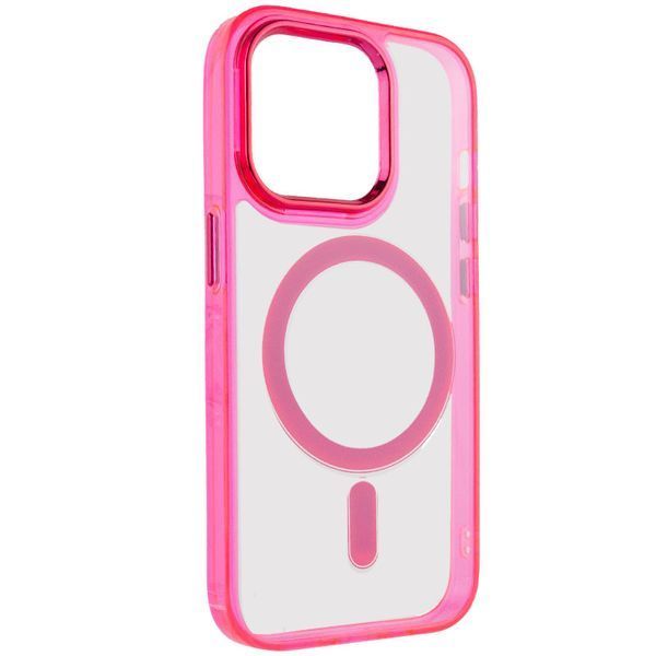 Чохол TPU Iris with MagSafe для Apple iPhone 14 Pro (6.1") Малиновий 272158 фото