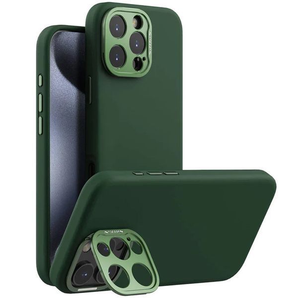 Чохол Silicone Nillkin LensWing Prop Magnetic для Apple iPhone 16 Pro Max (6.9") Зелений / Green 361234 фото