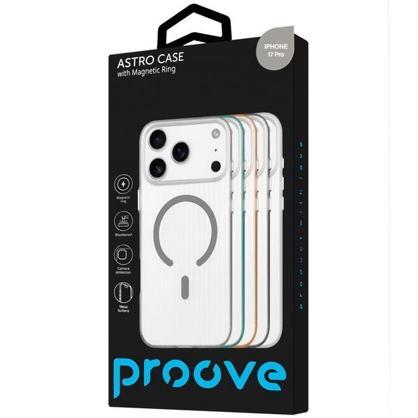 Чохол Proove Astro Case with Magnetic Ring iPhone 17 Pro (PCASIP17P005) gray 397888 фото