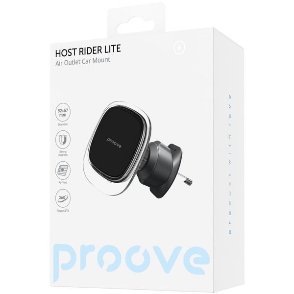 Автомобільний тримач Proove Host Rider Lite (CHRL00000001) black 355570 фото