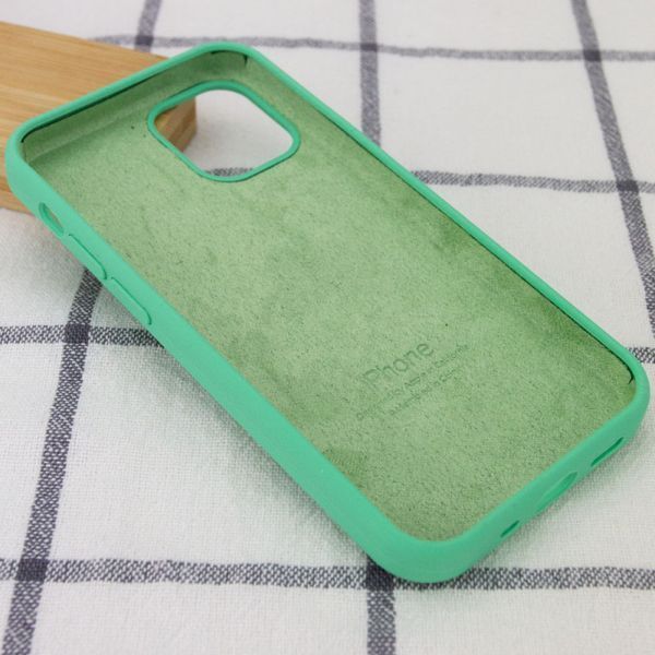Чохол Silicone Case Full Protective (AA) для Apple iPhone 13 (6.1") Зелений / Spearmint 215724 фото