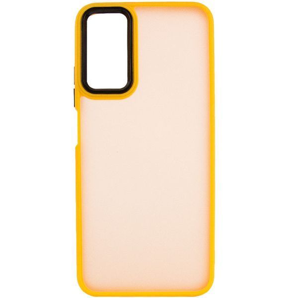 Чохол TPU+PC Lyon Frosted для Oppo A17 Orange 273359 фото
