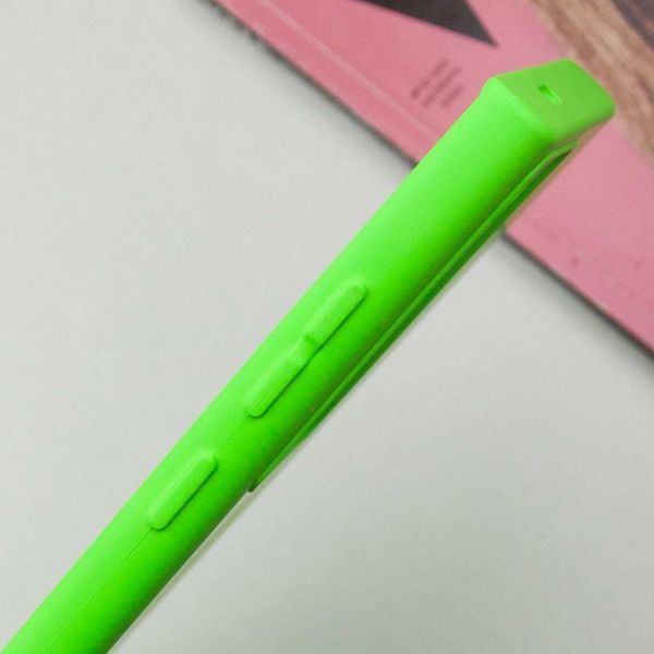 Чохол TPU GETMAN Liquid Silk Full Camera для Samsung Galaxy S24 Ultra Салатовий / Neon Green 397588 фото