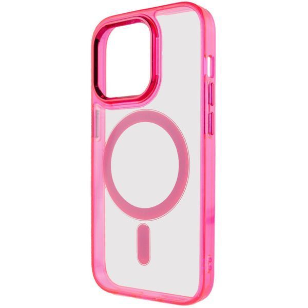 Чохол TPU Iris with MagSafe для Apple iPhone 14 Pro (6.1") Малиновий 272158 фото