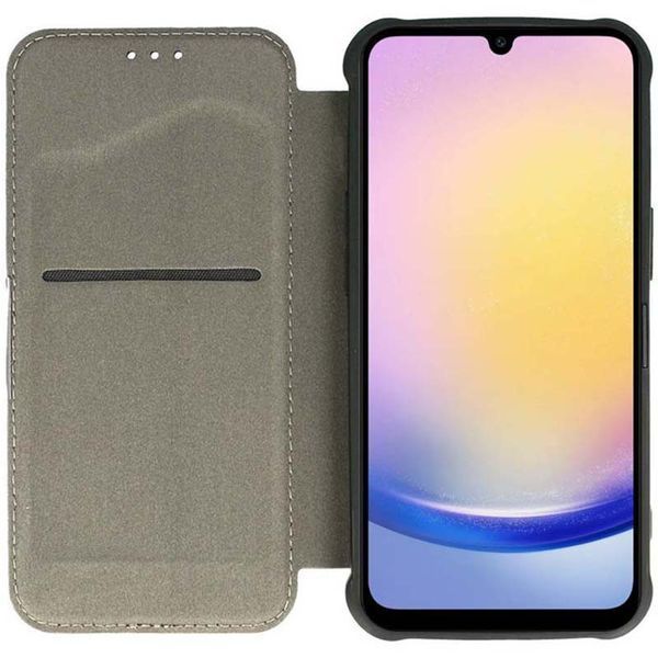Шкіряний чохол книжка GETMAN Razor (PU) для Samsung Galaxy A24 4G Blue 346565 фото