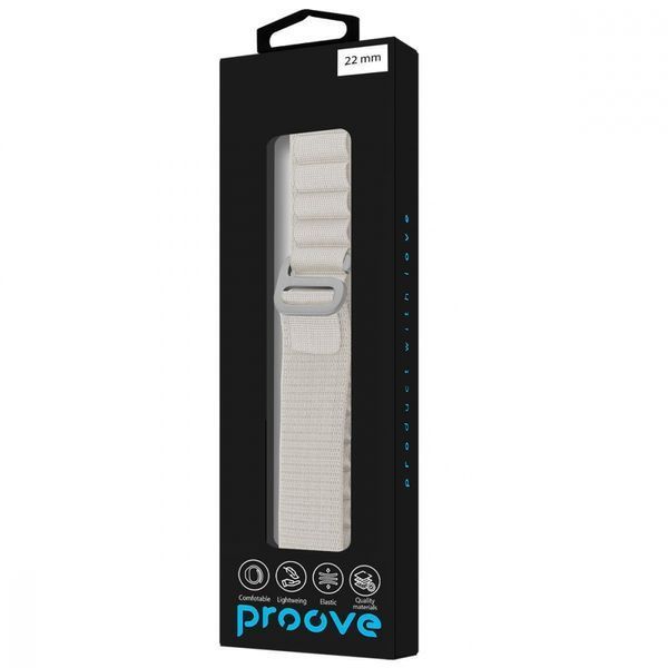 Ремінець Proove Pulse Loop 22 mm white (WBPLUW22MM14) 344970 фото