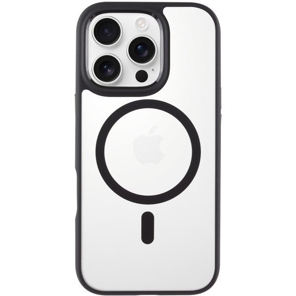 TPU+PC чохол Blueo Skin Friendly Frosted with MagSafe для Apple iPhone 16 Pro Max (6.9") Чорний 319482 фото