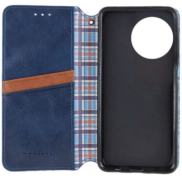 Шкіряний чохол книжка GETMAN Cubic (PU) для Realme 11 4G Синій 326724 фото