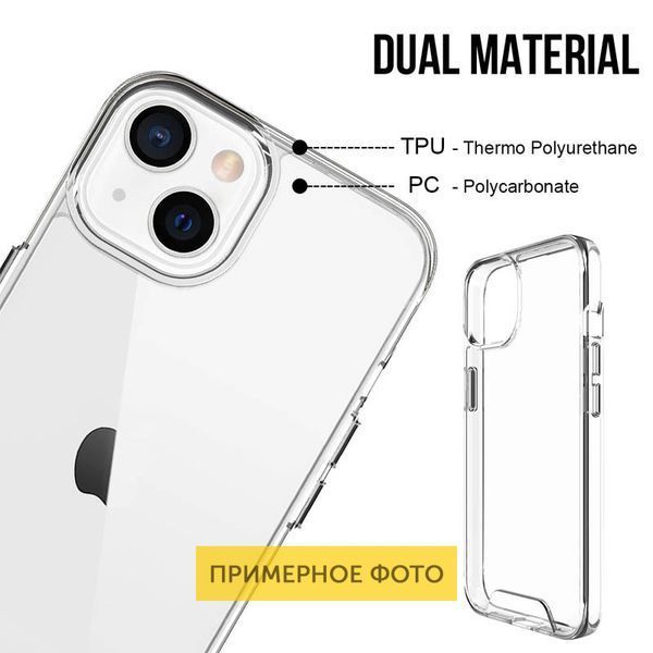 Чохол TPU Space Case transparent для Apple iPhone 16 Plus (6.7") Прозорий 319323 фото