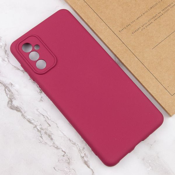 Чохол TPU GETMAN Liquid Silk Full Camera для Samsung Galaxy A55 Червоний / Dark Red 408529 фото