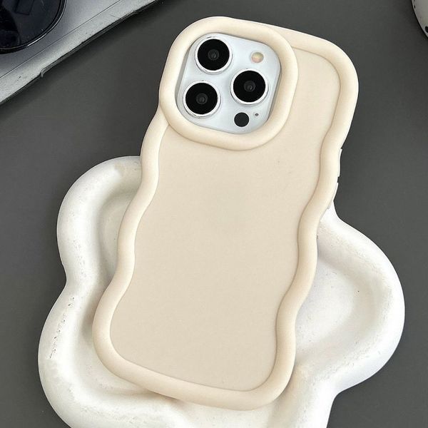 Чохол TPU Ripple для Apple iPhone 13 Pro Max (6.7") Antique White 376627 фото