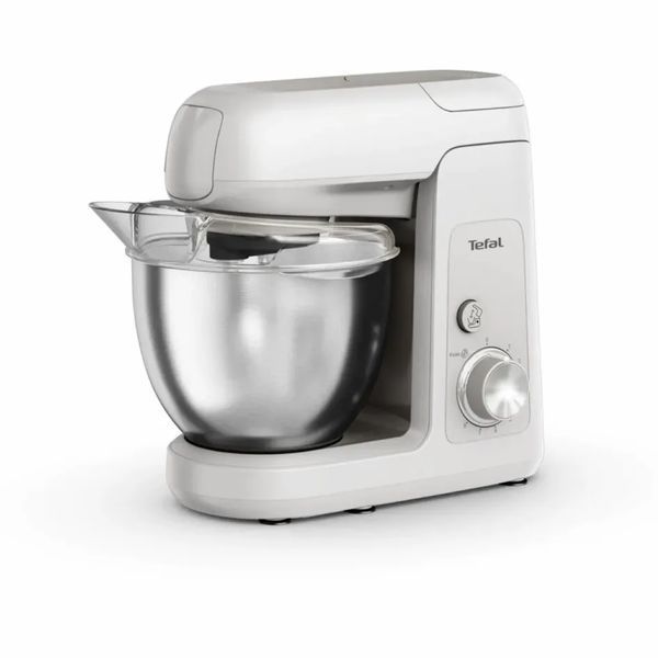 Кухонна машина Tefal Bake Partner 1100Вт, чаша-метал, корпус-пластик, насадок-8, білий (QB525B38) 372506 фото