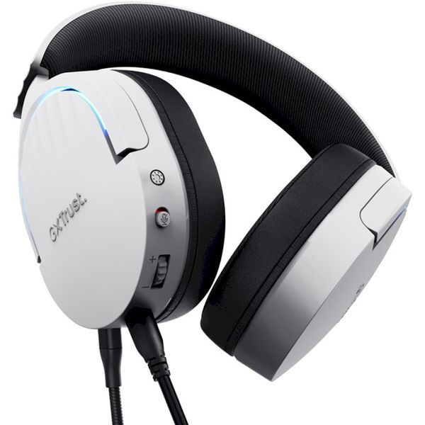 Гарнітура ігрова Trust GXT 490 FAYZO, 7.1, USB-A, 2м, білий 363351 фото