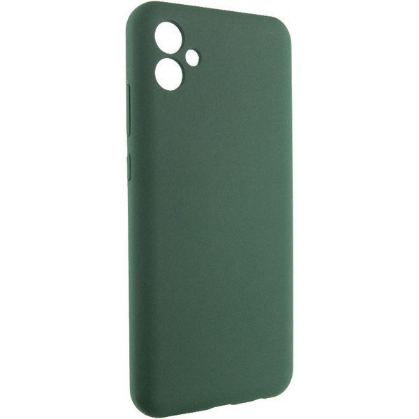 Чохол Silicone Cover Lakshmi Full Camera (AA) для Samsung Galaxy A06 Зелений / Dark green 321390 фото