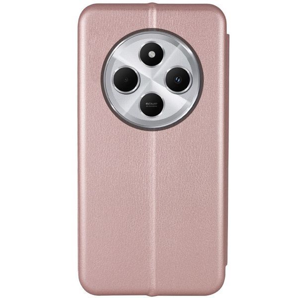 Шкіряний чохол (книжка) Classy для Xiaomi Redmi 14C / Poco C75 Rose Gold 327709 фото