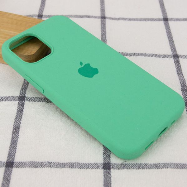 Чохол Silicone Case Full Protective (AA) для Apple iPhone 13 (6.1") Зелений / Spearmint 215724 фото