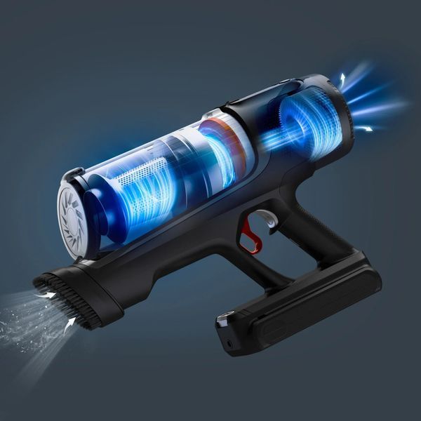 Пилосос Rowenta безпровідний X-Force Flex 14.80 Auto Animal, 240Вт, конт пил -0.65л, автон. робота до 90хв, HEF system 99,9%, чорно-золотий (RH9B74WO) 374837 фото