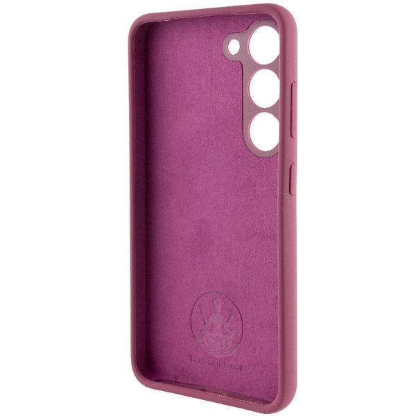 Чохол Silicone Cover Lakshmi Full Camera (AAA) для Samsung Galaxy S24 Бордовий / Plum 286892 фото