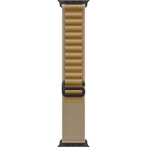 Ремінець Apple Watch Alpine Loop Band Small Для Watch 49mm - Black Titanium Finish - Tan (MYQ03) 330121 фото