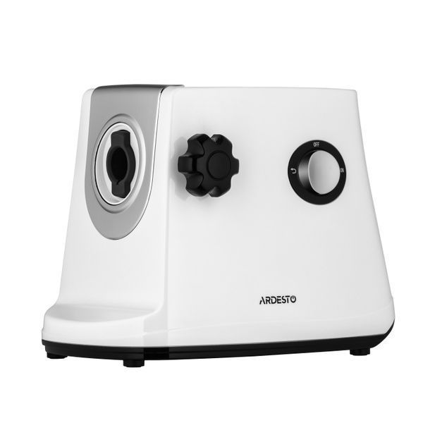 М'ясорубка Ardesto, 1600Вт, 1.6кг/хв, 3 решітки, насадка для ковбас, кеббе, 3 терки, пластик, біло-сріблястий (MGA-1750R) 371177 фото