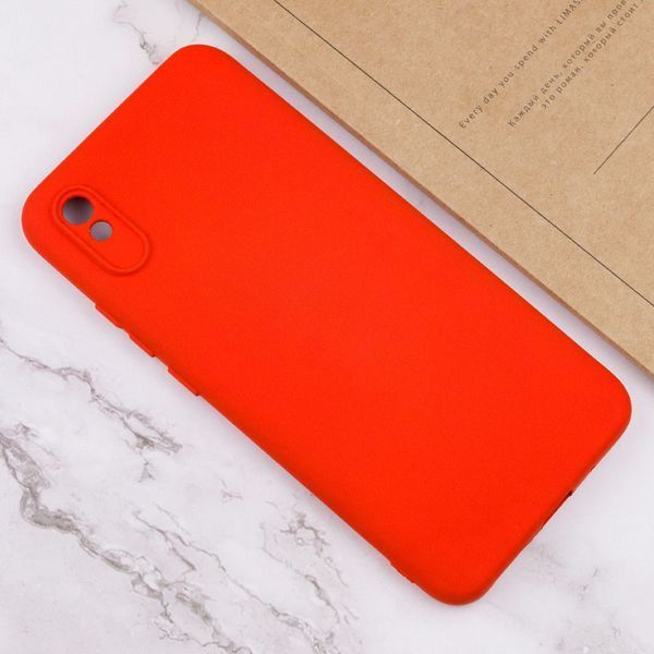 Чохол TPU GETMAN Liquid Silk Full Camera для Xiaomi Redmi 9A Червоний / Red 354371 фото