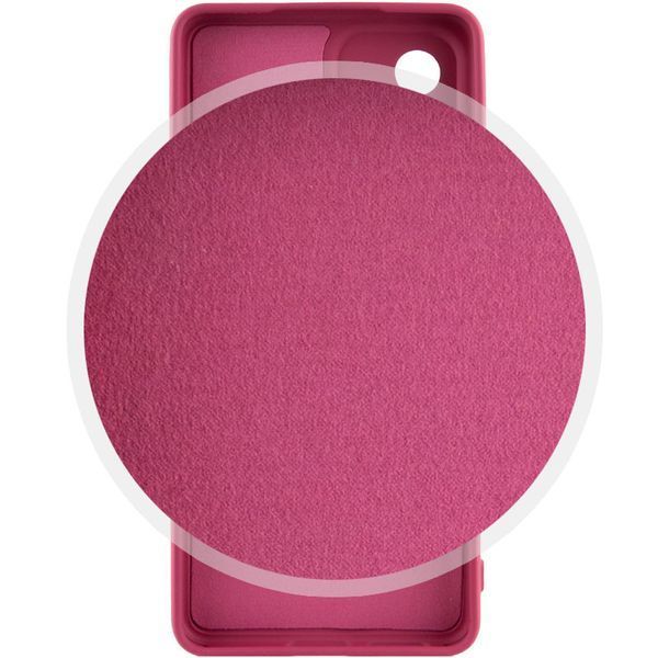 Чохол TPU GETMAN Liquid Silk Full Camera для Samsung Galaxy A55 Червоний / Dark Red 408529 фото