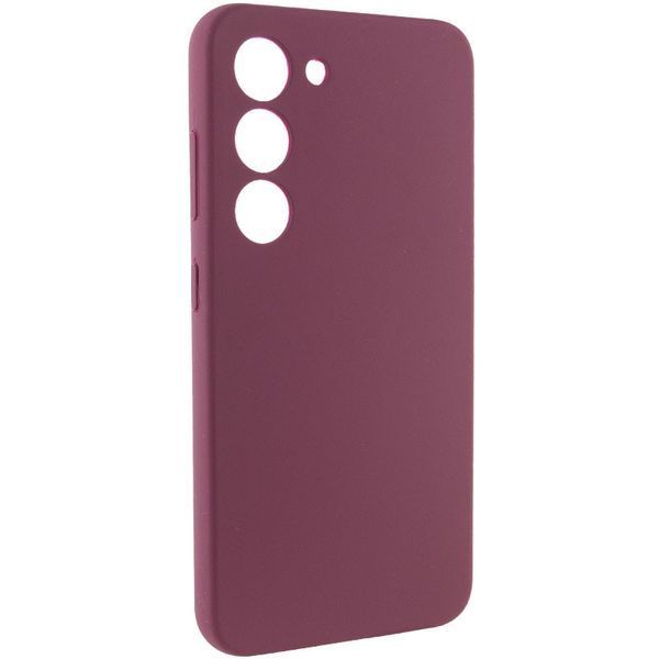 Чохол Silicone Cover Lakshmi Full Camera (AAA) для Samsung Galaxy S24 Бордовий / Plum 286892 фото