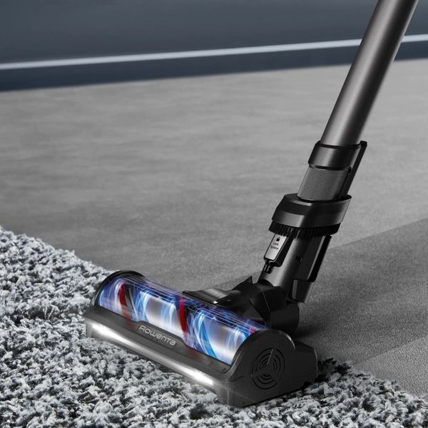 Пилосос Rowenta безпровідний X-Force Flex 14.80 Auto Animal, 240Вт, конт пил -0.65л, автон. робота до 90хв, HEF system 99,9%, чорно-золотий (RH9B74WO) 374837 фото