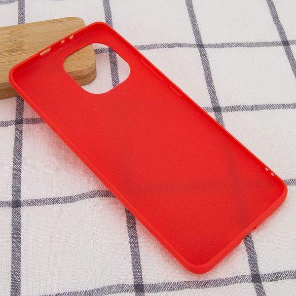 Силиконовый чехол Candy для Xiaomi Mi 11 Lite Красный 210353 фото