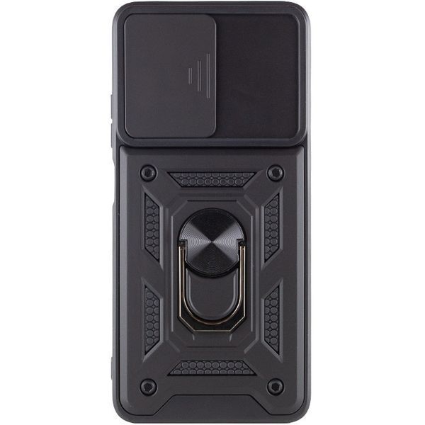 Ударостійкий чохол Camshield Serge Ring для Xiaomi Redmi 13 4G / Poco M6 4G Чорний 316976 фото