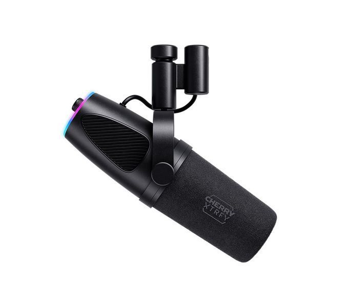 Мікрофон геймінговий CHERRY XTRFY NGALE X, Cardioid, USB-A, 2м, RGB, чорний (CX-NGALE-X-RGB-BLACK) 374053 фото