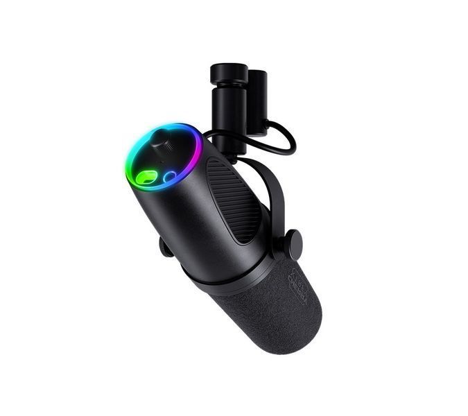 Мікрофон геймінговий CHERRY XTRFY NGALE X, Cardioid, USB-A, 2м, RGB, чорний (CX-NGALE-X-RGB-BLACK) 374053 фото