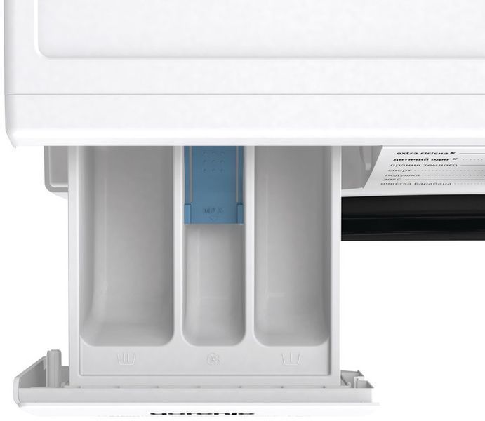 Пральна машина Gorenje фронтальна, 8кг, 1400, A+++, 55см, дисплей, пара, інвертор, білий (W1NHPI84AS) 375708 фото