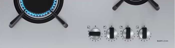 Варильна поверхня Electrolux газова, 60см, чавун, нерж (KGU643723Z) 367791 фото